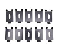 Annadue 10 Set Gridwall Joining Clips | Menuisier de mur grillagé, pince de panneau métallique, support de montage de clôture, utilisation en extérieur, résistant