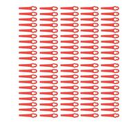 Annadue 100 Lames de Coupe en Plastique, Remplacement de Coupe de Type Gourde de Tondeuse à Gazon, Outils d'élagage de Jardin pour Gazon