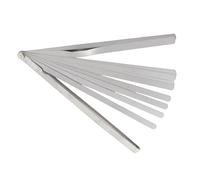 Annadue 17 Lames Jauge D'Épaisseur 0.02 1mm Acier Inoxydable | Jauge de remplissage métrique de précision, conception pliante rotative, outil de mesure d\'écart Portable