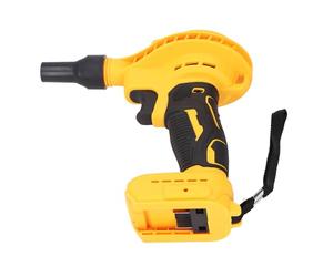 Annadue 18V sans Fil Souffleur à Poussière Portable Gonfleur d'air à | Débit d\'air à huit vitesses, nettoyage de la sciure et des feuilles, moteur turbocompressé, buses sans outil, utilisation
