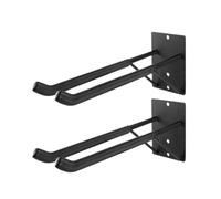 Annadue 2 Pièces 2 Pack Crochets Muraux Robustes pour Garage pour Pneus | Construction en acier robuste, embouts antidérapants, organisation de l\'abri de stockage, support de montage facile,