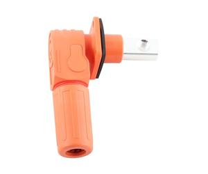 Annadue 2 Pièces 200A M8 Connecteur de Batterie de Stockage D'Énergie | Borne d\'alimentation circulaire, rotation à 360 degrés, conception à code couleur, prévention des incendies, protection IP67
