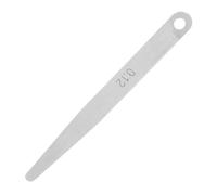 Annadue 5Pcs Jauge D'épaisseur en Acier Inoxydable Outil de Mesure | Double épaisseur 0,11 mm 0,12 mm, acier inoxydable résistant à la corrosion, écarts de bougie d\'allumage de poussoir de