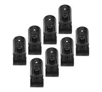 Annadue 8 Sets 28mm T Pipe Collar for Chain Link Fence | Connecteur en forme de T, construction métallique, fixation sécurisée, protection contre la corrosion, garde-corps