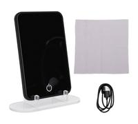 Annadue Affichage LED Intelligent Pixels 4,9 Pouces Bluetooth | Contrôle par application Bluetooth, fixation magnétique, GIF de texte DIY, son réactif, veilleuse ambiante