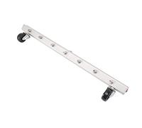 Annadue Balai à Eau pour Nettoyeur Haute Pression, Balai Humide à 7 Trous, Nettoyeur de Train de Roulement 4000 PSI avec Connecteur Rapide 1/4, Outil de Nettoyage de Terrasse d'allée de 65 Cm