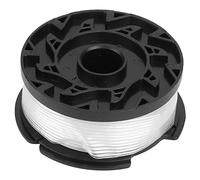 Annadue Bobine de Tondeuse à Gazon 6 Pièces avec Couvercle Accessoires de Remplacement Pièces Adaptées pour BLACkDECKER AF100, Bobine de Tondeuse pour l'entretien de la Pelouse du Jardin, de