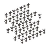 Annadue Bouton de Rivet en Forme d'étoile en Alliage de Zinc pour la Décoration de Vêtements de Sacs de Chaussures, 50 Pièces de Rivets Antirouille avec Vis, Rivet Artisanal de Couleur Pistolet