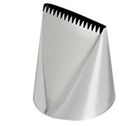 Annadue Buse de Tube de Décoration de Gâteau, Douille de Tuyauterie Dentelée Plate Double Face en Acier Inoxydable 304, Pointes de Pâtisserie de Fleurs de Décoration de Cuisson pour les Débutants