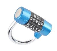Annadue Cadenas à Combinaison de Code à 5 Chiffres pour Valise de Voyage, Casier de Gym, Verrouillage par Mot de Passe, Serrure Réinitialisable en Alliage de Zinc Robuste (BLUE)