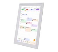 Annadue Calendrier Numérique 15,6 Pouces à écran Tactile WiFi Calendrier Numérique Planificateur Familial avec Rappel d'alarme Forte, 1920 X 1080 Tableau des Corvées Montable sur Bureau Mural pour