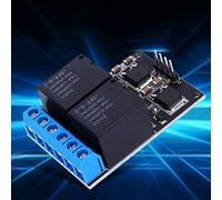 Annadue Carte de Déclenchement Bistable à Verrouillage Automatique à 2 Canaux, Commutateur de Commande de Bas Niveau MCU, Module de Relais 12V