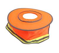 Annadue Casque de sécurité Pare-soleil Réfléchissant pour la Construction | Visière de casque de sécurité, distance réfléchissante de 300 m, orange vif, de coton légère, refroidissement respirant,