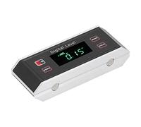 Annadue Compteur d'angle d'inclinomètre de Rapporteur de Niveau Numérique, Boîte 'inclinaison de Type Bande de Jauge de Cube de Mesure 4x90 °, Niveau 'affichage en Acier Inoxydable avec écran à