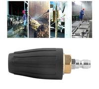 Annadue Connecteur Rapide 1/4" pour Nettoyeur Haute Pression, Buse Rotative 3600 Psi, Pointe de Pulvérisation Réglable pour Nettoyeurs électriques à et, Accessoire de Nettoyage Durable en (040 Trou)