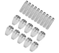 Annadue Consommables pour Torche de DéCoupe, Kit de 20 Buses de Pointe d'électrode pour Coupe AG-60 SG55, Pièces de Rechange pour Soudage du Cuivre, Accessoires Matériels Durables pour une Longue