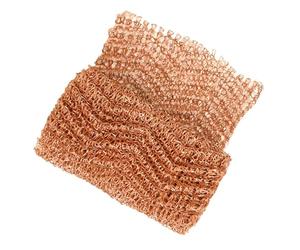 Annadue Copper Mesh 5x10ft Double Layer Wire | Conception tubulaire flexible, bloqueur de barrière, tissu en cuivre antirouille, facile à découper, étanchéité polyvalente