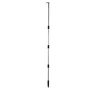 Annadue Désherbeur Manuel en Acier Inoxydable, Outil de Désherbage Manuel des Fissures, Extracteur de Mauvaises Herbes à Long Manche Amovible en Forme de L pour Trottoir, Allée, Jardin, Patio, 62,2