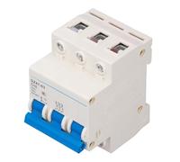 Annadue Disjoncteur 3 Pôles 10 Ampères Montage sur Rail DIN 400 Volts | Protecteur de surintensité, coque ignifuge Pa66, Clip de verrouillage bistable, utilisation pour éclairage de bureau,
