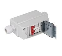Annadue Disjoncteur IP65 Interrupteur Sectionneur Solaire PV 1000V 20A | Plaque de recouvrement transparente, conception de commutateur d\'isolateur, coque scellée, câblage simple, vue claire de