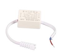 Annadue Driver LED à Courant Constant, 300mA de Sortie pour LEDs DC 6-12V | Transformateur LED, AC85-265V à 6-12VDC, pour panneau de perles de lampe 2-3W, boîtier ABS compact