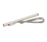 Annadue Encodeur à échelle Linéaire, Capteur de Règle de Réseau de Haute Précision de 5 μm pour Tour DC5V avec Câble, Tuyau Métallique en Acier Inoxydable (650)