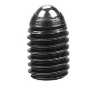 Annadue Ensemble de 10 Pistons à Bille à Ressort M8 en Acier au Carbone, Piston à Bille à Douille Hexagonale à Filetage M8x16 Mm pour le Positionnement, la Pression, les Gabarits, les Fixations, les