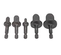 Annadue Ensemble d'Extenseur de Tube 5 Pièces, Outil d'extension de Tuyau en Cuivre à Poignée Hexagonale en Acier à Roulement, Extenseur de Climatisation CVC pour évasement, Emboutissage de Tuyau de