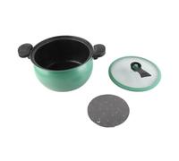 Annadue Grande Capacité, Revêtement Antiadhésif, Cuisinière à Gaz à (5L) | Grande capacité, revêtement antiadhésif, cuisinière à gaz à induction, couvercle visuel, valve à pression constante