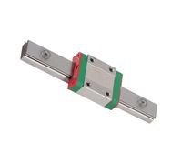 Annadue Guide de Rail Linéaire Miniature de 12 Mm de Largeur Bloc Coulissant LML12B de 150 Mm de Longueur pour Chariot à Mouvement Linéaire Système de Lubrification de Retenue de Bille de Contact à