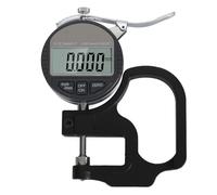 Annadue Jauge D'épaisseur Numérique 0,001 Mm 0-12,7 Mm | Micromètre électronique, grand écran LCD, Conversion métrique en pouces, pour papier cuir métal, avec étui de rangement