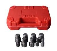Annadue Jeu de 25 Extracteurs de Vis, Acier au Chrome Vanadium, pour | Kit d\'extraction de boulons endommagés, outil de retrait de vis cassées, extracteur de goujons, avec boîte de rangement