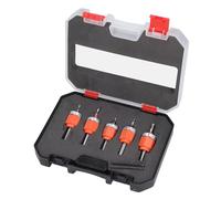 Annadue Jeu de 5 Forets à Fraiser, 2,8 3 3,2,5 4 Mm à Profondeur Réglable, Ouvre-trou fraisé avec oret à Fraiser pour Bois, Plastique, Métal Souple