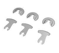 Annadue Jeu de Lames de Scie Oscillantes en Carbure de Bois 6 Pièces Lames de Segment de Diamant pour Coulis de Béton Carrelage Maçonnerie Coupe Meulage Accessoires Multi-outils avec Revêtement