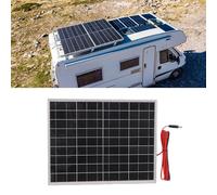 Annadue Kit de 2 Panneaux Solaires Monocristallins 100W avec Contrôleur | Film mince Flexible, efficacité 25, remorque marine pour bateau RV, maison hors réseau, protection contre les intempéries,