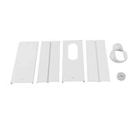 Annadue Kit de Fenêtre de Climatiseur Portable avec Coupleur, Kit de Ventilation AC Coulissant Réglable, Déflecteur de Joint de Conduit Universel de 130mm 150mm