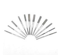 Annadue Lime Diamant Queue Cylindrique 3mm, Jeu de 12 Pièces, pour Affûtage