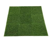 Annadue Lot de 10 Tapis de Gazon Artificiel, Gazon Synthétique pour Mini Jardin, Paysage, Bricolage, Fausse Herbe pour Décoration de Maison de Poupée, Pelouse Artificielle Lavable pour Aquarium, Jeu