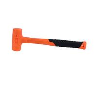 Annadue Maillet en Caoutchouc 0,5 Lb, Marteau Non élastique, pour | Maillet sans rebond pour l\'installation, marteau en caoutchouc résistant à l\'usure, maillet à face de frappe plate