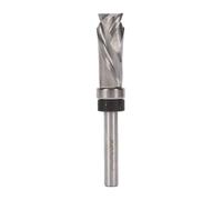 Annadue Mèche de Routeur de Garniture Affleurante en Spirale, Tige de 1/4 Po, Diamètre de Coupe de 1/2 Po, Longueur de Coupe de 1-1/4 , Roulement Supérieur, Mèche de Gabarit CNC pour la des Bords du