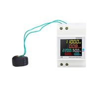 Annadue Moniteur de Facteur de Puissance, Compteur de Fréquence de Courant de Tension à Affichage Numérique monophasé, AC40-300 V, Moniteur de Puissance, d'énergie électrique, Compteur de Tension, de