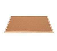 Annadue Panneau en Liège Double Face 40x60 Cm avec Cadre en Bois | Double face, cadre en bois massif, dissimule les trous d\'épingle, corde de jute, support mural, bureau, école, maison