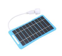 Annadue Panneau Solaire Portable, Chargeur Solaire USB 5 V 5 W avec Poignée Légère pour Camping en Plein Air Randonnée Voyage