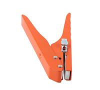 Annadue Perforatrice à un Trou, Perforatrice Ergonomique à 1 Trou de 8 Mm pour Bande de Bord en Plastique et Papier, à Papier Permettant d'économiser du Travail, à Main de Bureau