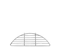 Annadue Petite Grille de Refroidissement Demi-ronde en Acier Inoxydable 304, Grille Anti-brûlure, Passoire Alimentaire, 2 Pieds Surélevés et Crochets, de Cuisson pour Biscuits, Tartes, Grillades