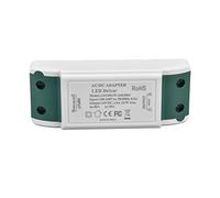 Annadue Pilote de LED, Lecteur de LED à Courant Constant, Transformateur AC100-240 V, Protection contre les Surintensités de Court-circuit Portable Léger, Alimentation du Pilote de pour éclairage