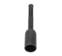 Annadue Pilote de Poteau en T en Acier forgé pour Poteaux de Clôture, Tiges de Terre, Barres d'armature, Outil de Conduite Robuste, Longueur 20 Cm, Noir (30mm)