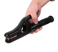 Annadue Pince à Souder en Laiton forgé 800A, Anti-brûlure pour Soudage | Porte-électrode avec capacité de serrage de 8 mm, poignée isolée, pour outils de soudage électrique