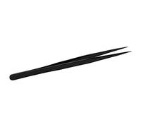 Annadue Pincettes à Pointe Fine, Pincettes de Précision pour la Réparation de Téléphones Portables et de PC, en Acier Inoxydable Résistantes à la Corrosion, à Pointe Droite pour Souder (BLACK)