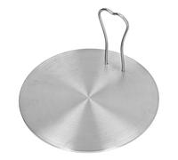 Annadue Plaque de Diffusion de Chaleur en Acier Inoxydable pour Cuisinière à Induction, Adaptateur de Diffuseur de Chaleur pour Table de Cuisson électrique, Convertisseur de Résistance à la pour (18#)